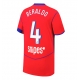 Paris Saint-Germain Lucas Beraldo #4 Rezervni Dres 2025-26 Kratak Rukav